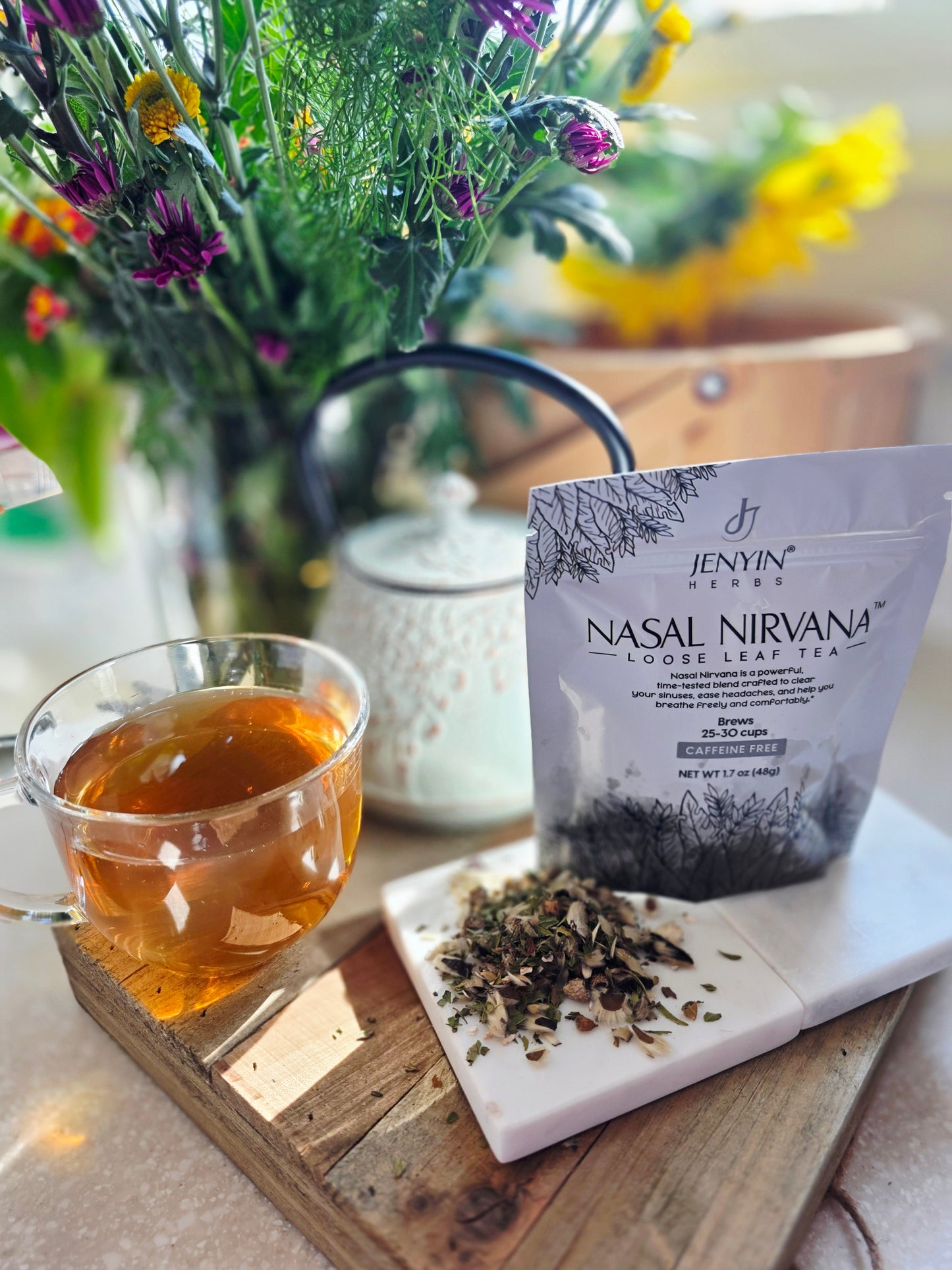 NASAL NIRVANA™ – Premium Herbal Tea Blend for Refreshing, Clear Breathing