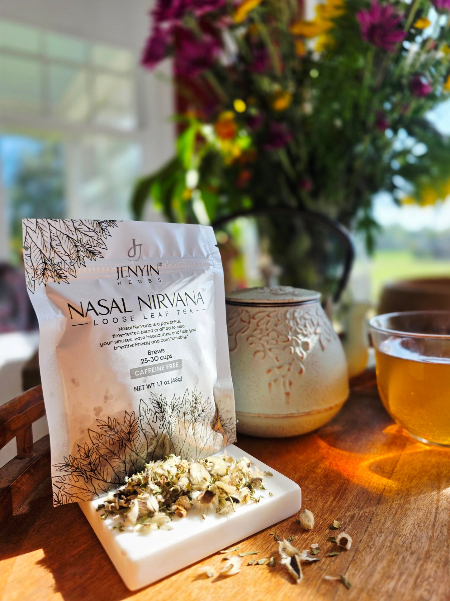 NASAL NIRVANA™ – Premium Herbal Tea Blend for Refreshing, Clear Breathing