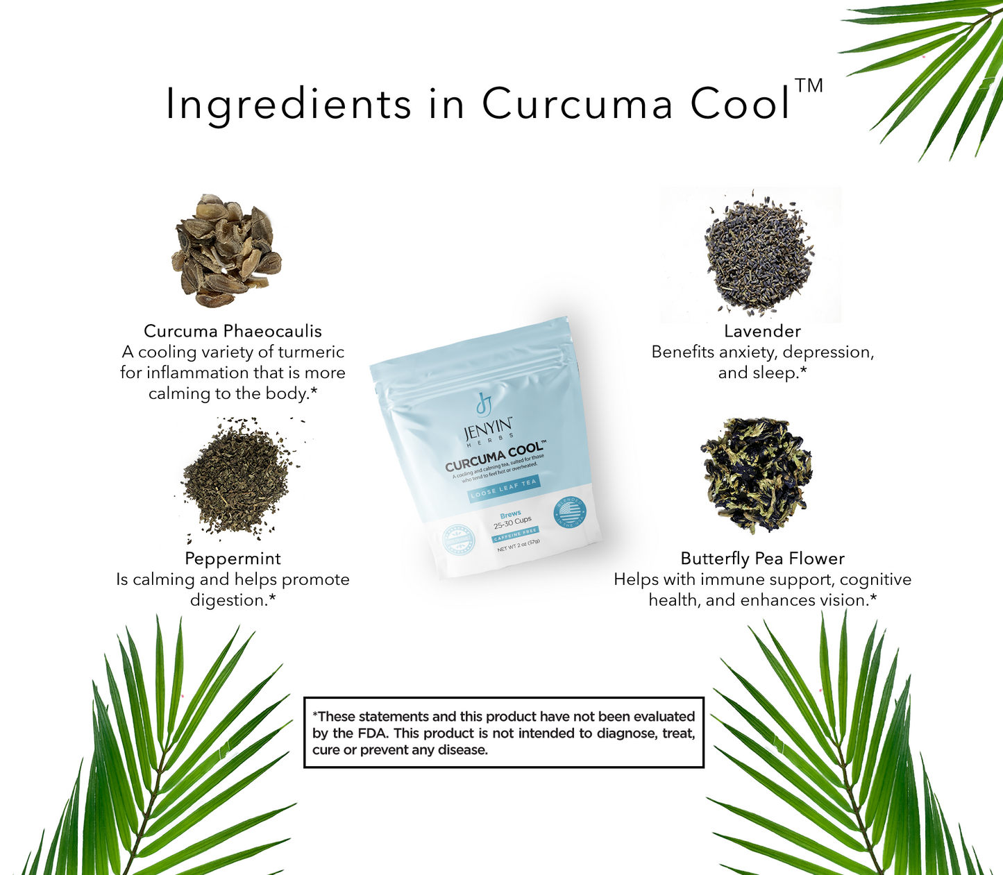 Curcuma Cool™- Loose Leaf Tea with a Cooling Variety of Turmeric