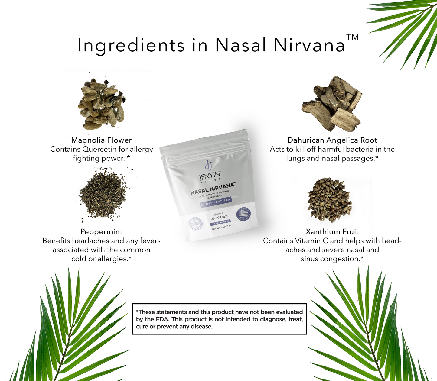 Nasal Nirvana™-All Natural Loose Leaf Tea for Clear Nasal Breathing