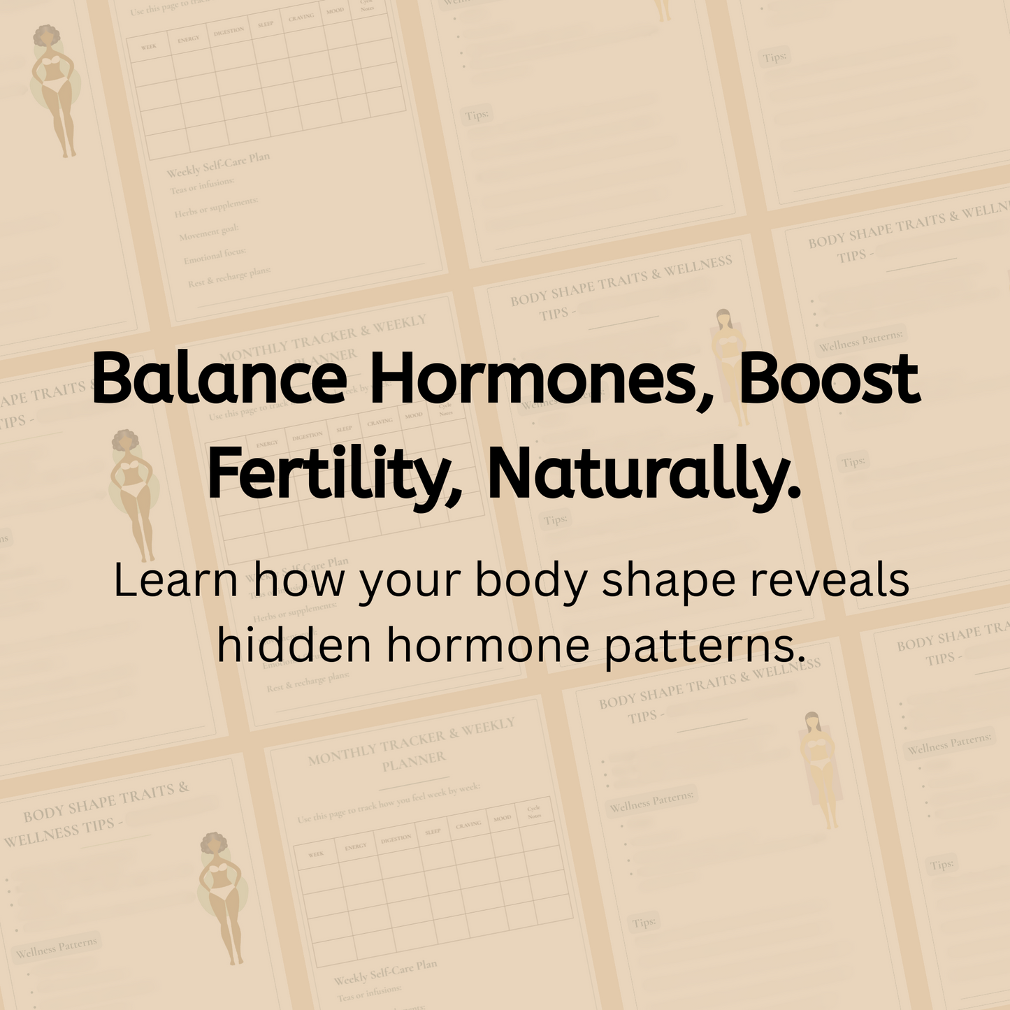 Body Shape Discovery Planner | Find Your Shape & Balance Your Hormones
