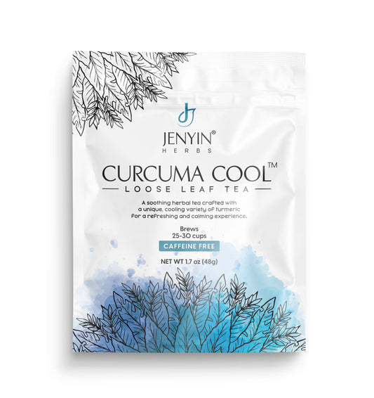 CURCUMA COOL™ Blue Herbal Tea with Turmeric and Butterfly Pea Flower